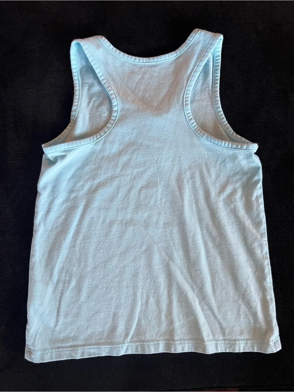 The Children's Place Light Blue Floral Peace Sign Tank Top with Butterfly